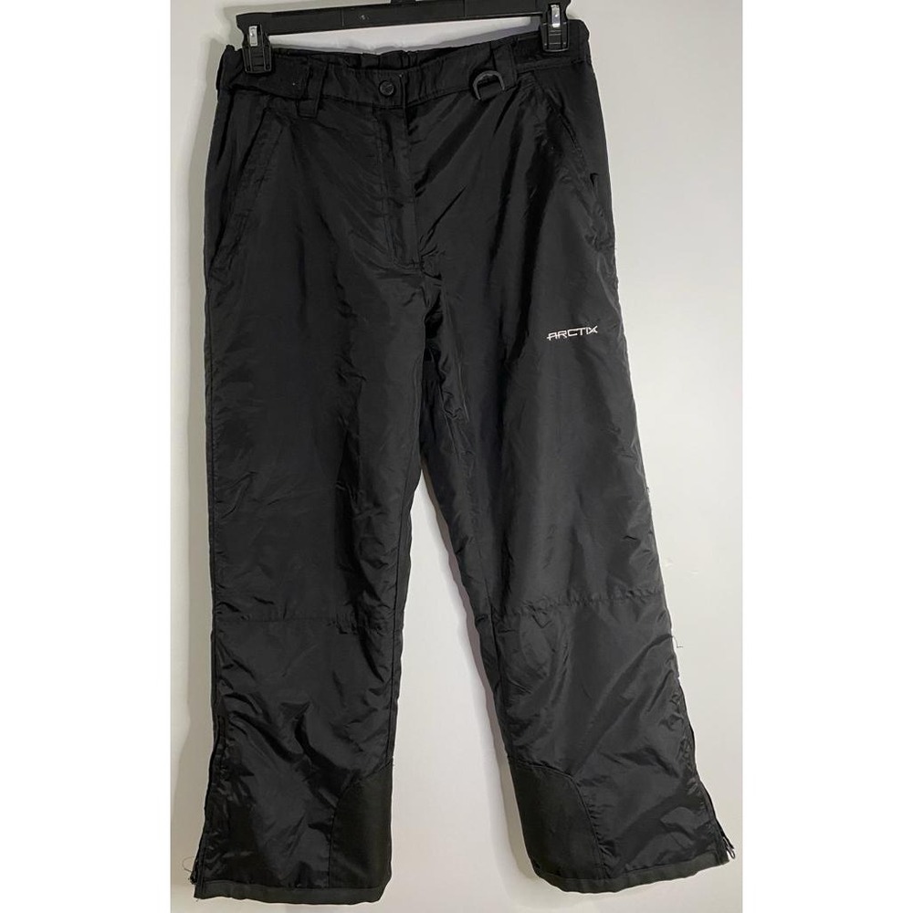 Arctix Women Black Insulated Cargo Snow Pants Waterproof Windproof Size M